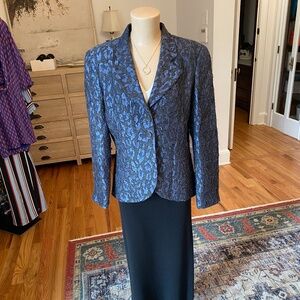 Vintage Zanella Blue Blazer - Size 8